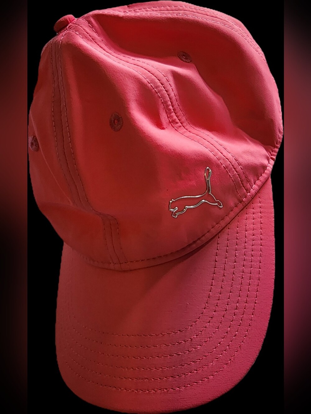 Puma Pink Logo Baseball Cap